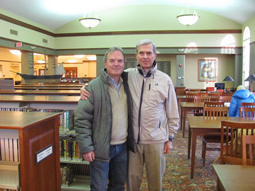 Bill Huston and his cousin, Jeff - Paul Pratt Memorial Library