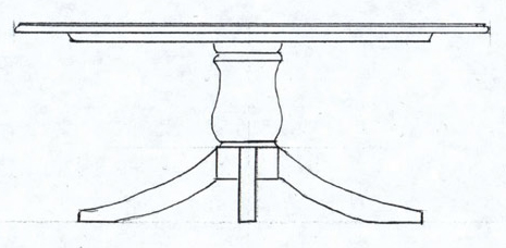 Dining table for Kennebunkport