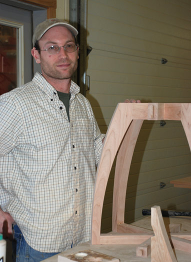 Josh Rice new furniture builder Huston & Company handbuilt Maine