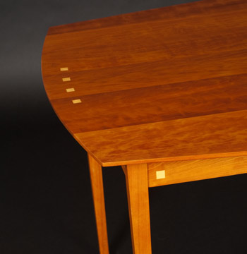 York Table by Huston and Company, handcrafted in Kennebunkport Maine