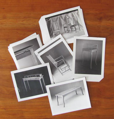 Huston & Company handbuilt furniture Kennebunkport, Maine poloroids