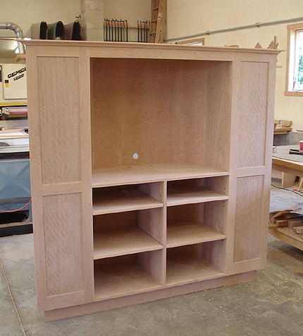 Custom TV cabinet by Huston and Company for Leslie Gruskin