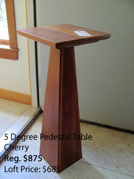 5 Degree Pedestal Table, Huston & Company