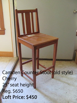 Single counter stool available for immediate delivery from Huston & Company