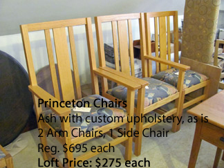 Three Princeton Chairs for sale at Huston & Company, Log Cabin Road 04046