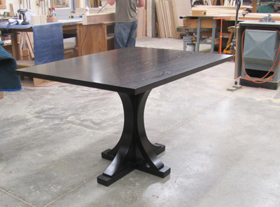 Handcrafted dining table at Huston and Company