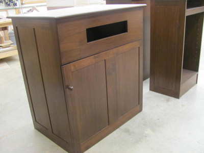 Huston & Company custom library furniture, handcrafted in Maine