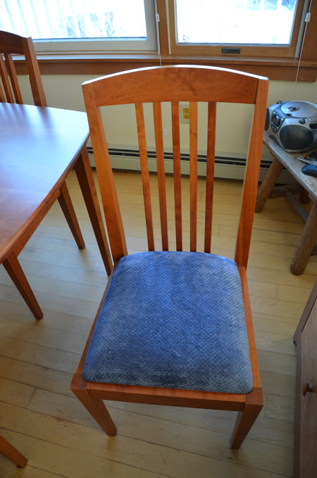 For sale, Kennebunkport Maine, handcrafted solid cherry dining set Huston & Company