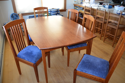 Handmade cherry table for sale Huston & Company Kennebunkport Maine