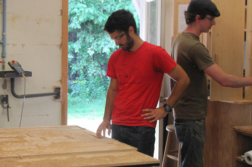 Collin Huston, Ethan Verner, Huston & Company custom furniture maine