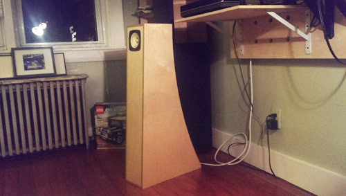 Collin Huston handcrafted speaker, Huston & Company, furniture