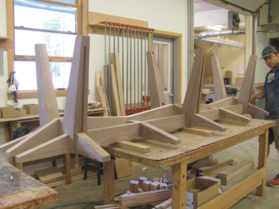 table base, handmade, custom design, solid hardwood, huston and company, saer huston, kennebunkport
