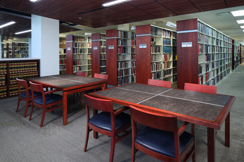 Reading Tables, library, West VA Univ, law library, by Huston and Company, handcrafted
