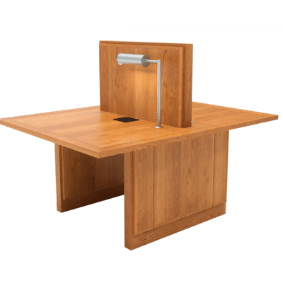 Single Chesapeake Carrel with Light