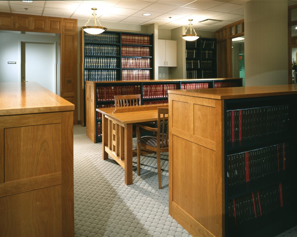 Law Library Tables, End Panels and Canopies