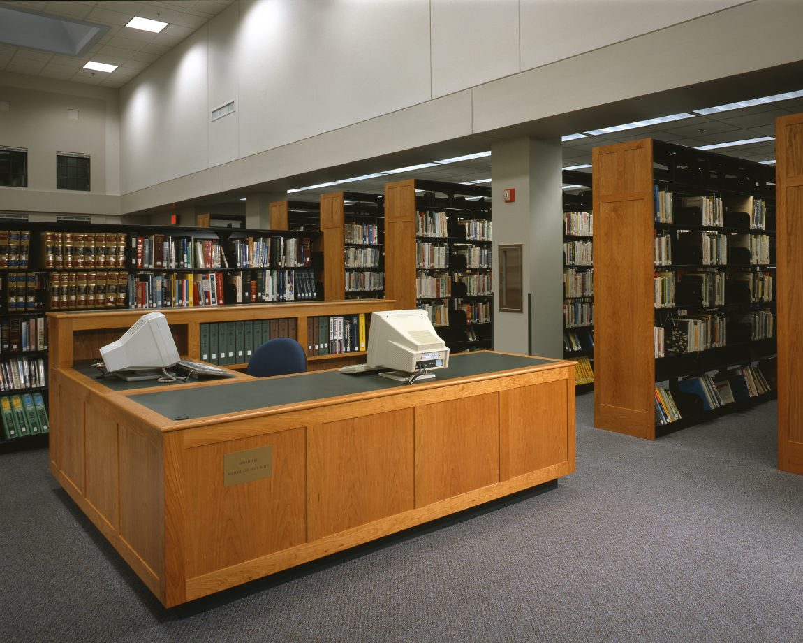 Reference Desk and End Panels