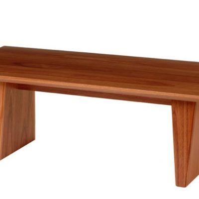 5° Coffee Table. Shown in Lyptus wood.