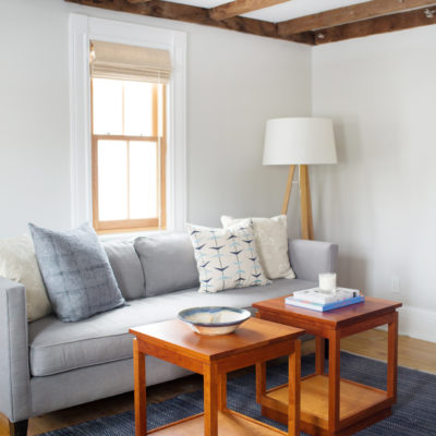 Artisan End Tables, shown in cherry.