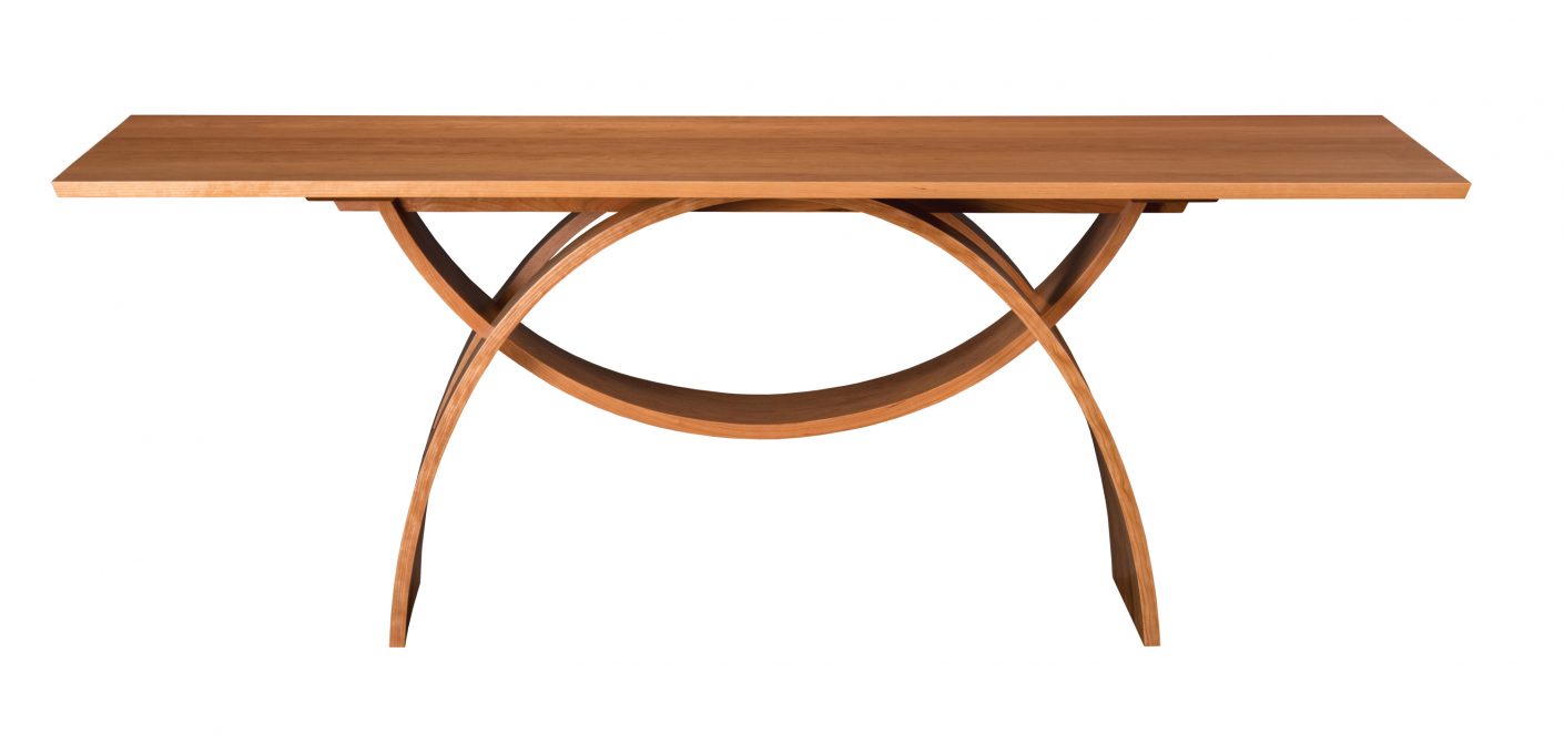 Balance Dining Table. Shown in cherry.