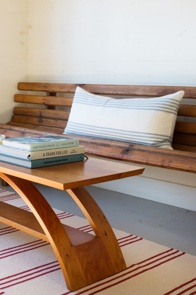 Balance Coffee Table, shown in cherry.