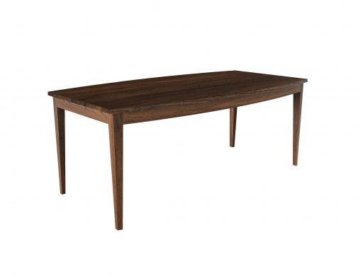 Camden Dining Table. Rendered in walnut.