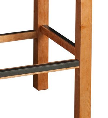 The Colby Stool, detail. Shown in cherry.