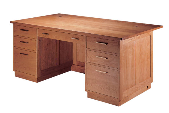 Cumberland Desk, shown in cherry.