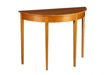 Demilune Table. Shown in cherry.