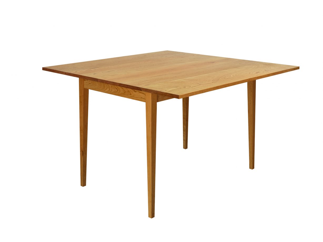 Drop Leaf Table, square. Rendered in cherry.