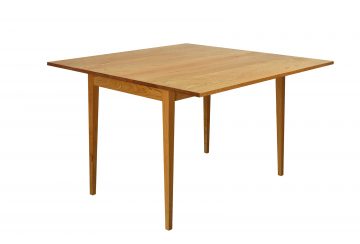 Drop Leaf Table, square. Rendered in cherry.