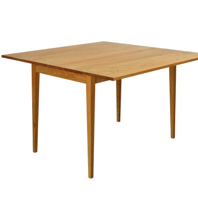 Drop Leaf Table, square. Rendered in cherry.