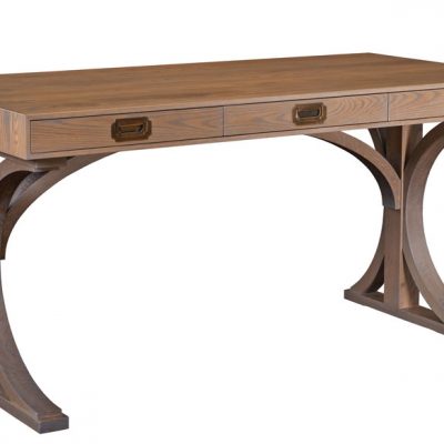 The Gates Desk. Shown in white oak with custom stain.