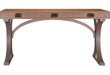 The Gates Desk. Shown in white oak with custom stain.