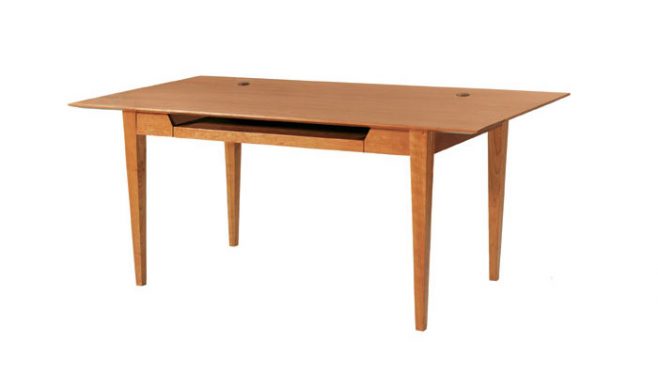 Huston Table Desk. Shown in cherry.