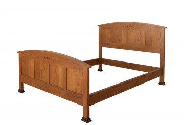 JP Bed. Shown in cherry.