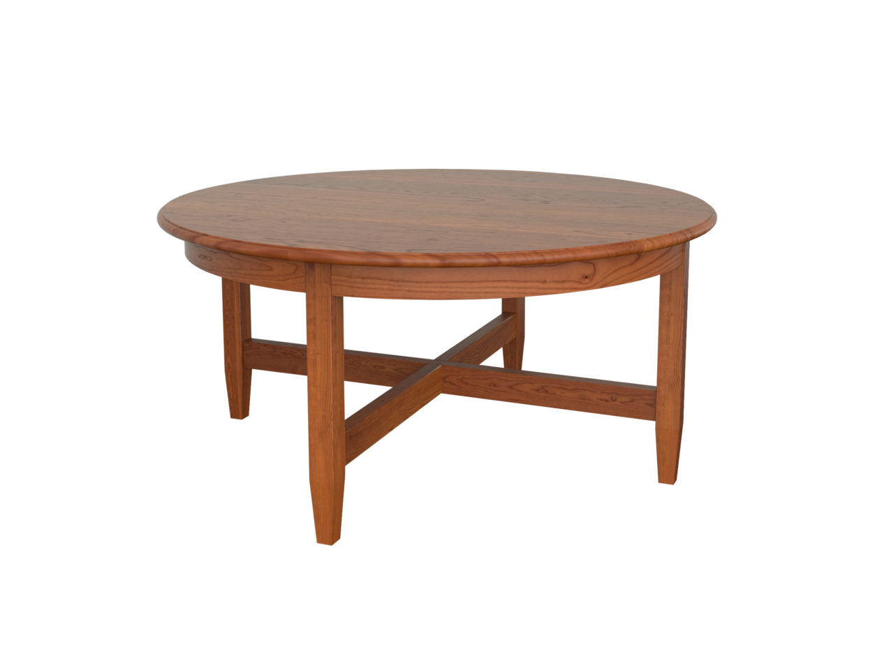 Johnson Coffee Table, rendered in cherry.