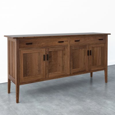 Kennebunk Sideboard. Rendered in walnut.