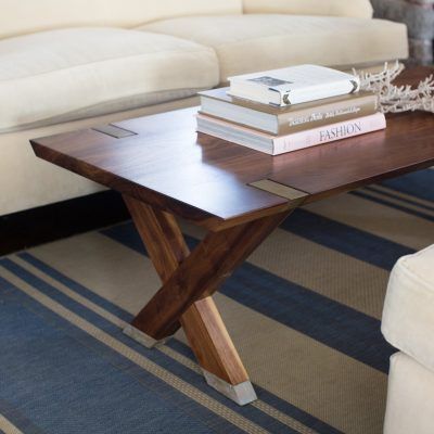 Newton Long Coffee Table. Shown in walnut.