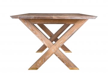 Newton Trestle Table. White oak with Newton finish.