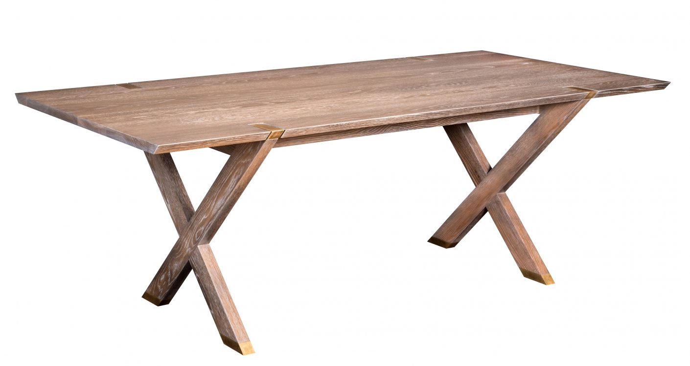 Newton Trestle Table. Shown in white oak with Newton finish.