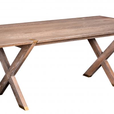 Newton Trestle Table. Shown in white oak with Newton finish.