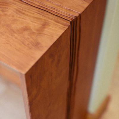 Rivers Waterfall Console detail, cherry.