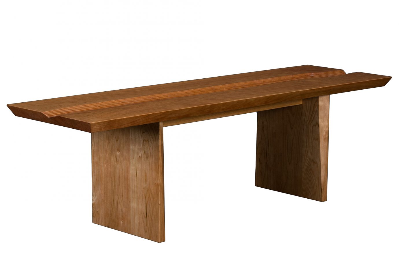 Rivers Coffee Table. Shown in cherry.