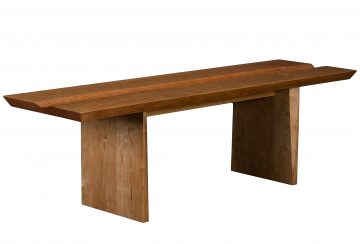 Rivers Coffee Table. Shown in cherry.