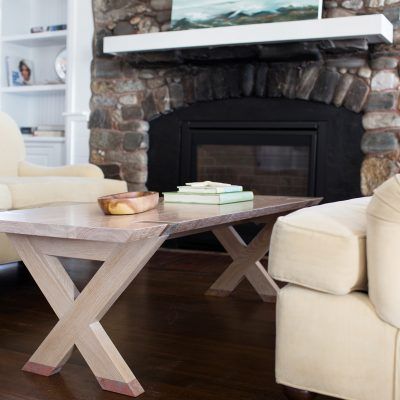 Newton Long Coffee Table. White oak with Newton finish.