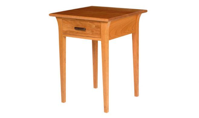 JP End Table. Shown in cherry.