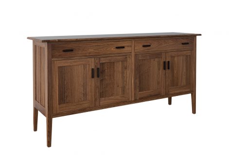 Kennebunk Sideboard. Rendered in walnut.