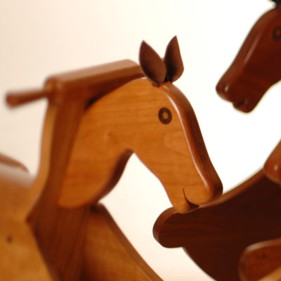 Rocking Horse, cherry.