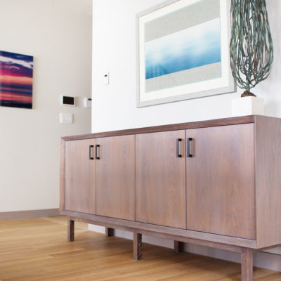 Custom Newton Sideboard. No brass dovetails. Newton finish.