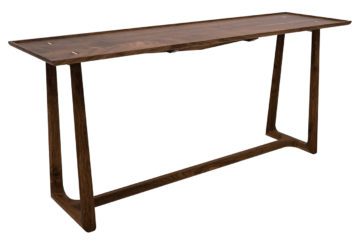 North Fork Console Table in walnut